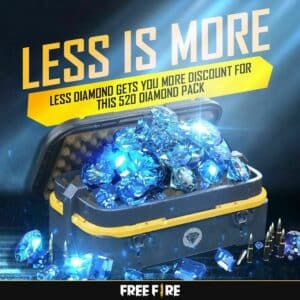 Free Fire Less is More 520 Diamond